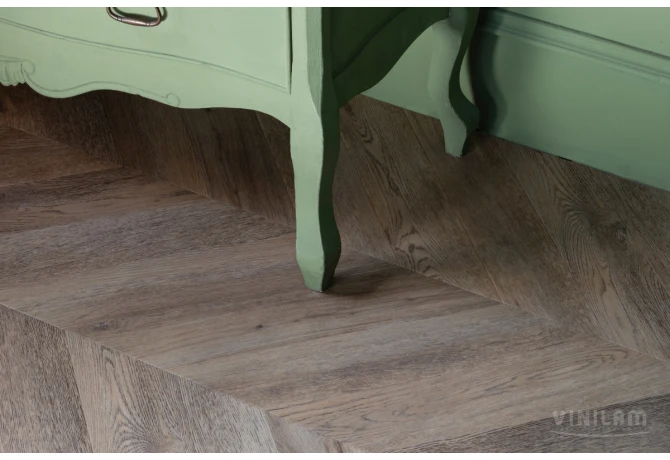 Кварц-винил Шеврон Шампань (690*115*2,5 мм) — купить в Воронеже