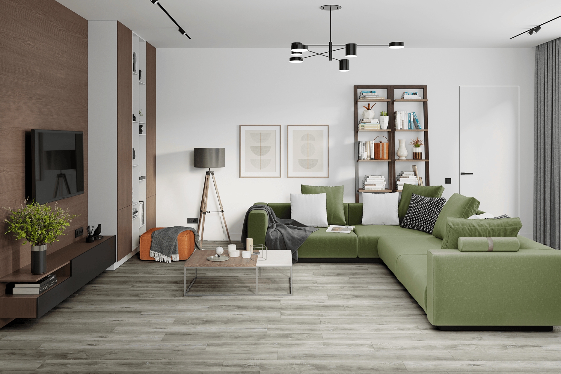 SPC ламинат «Damy Floor» Дуб Рустикальный Серый (1220*180*4 мм) — купить в Воронеже