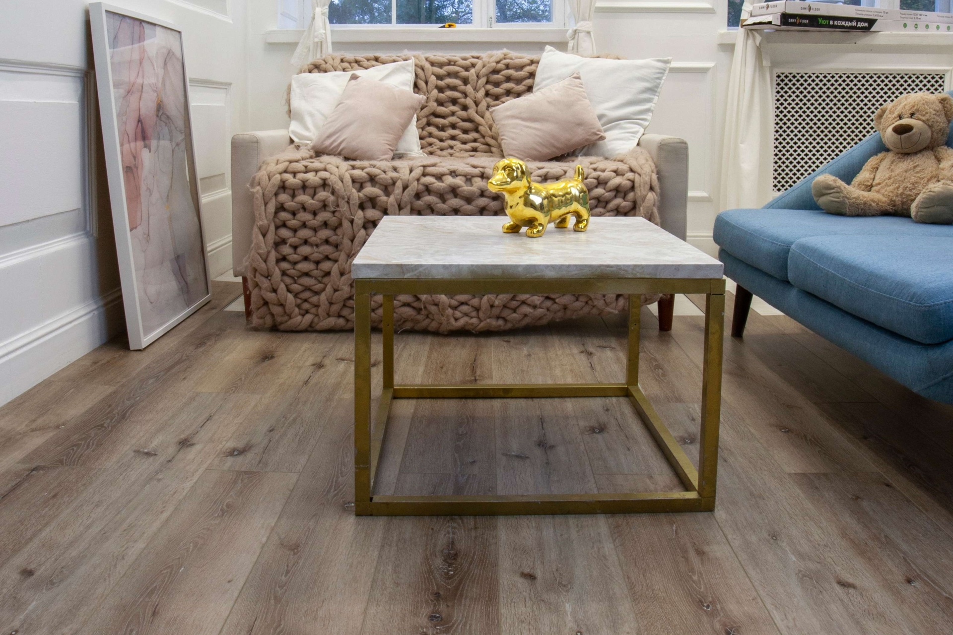 Усовершенствованная кварц-виниловая плитка «Damy Floor» Дуб Лофт (1227*187*2,5 мм) — купить в Воронеже