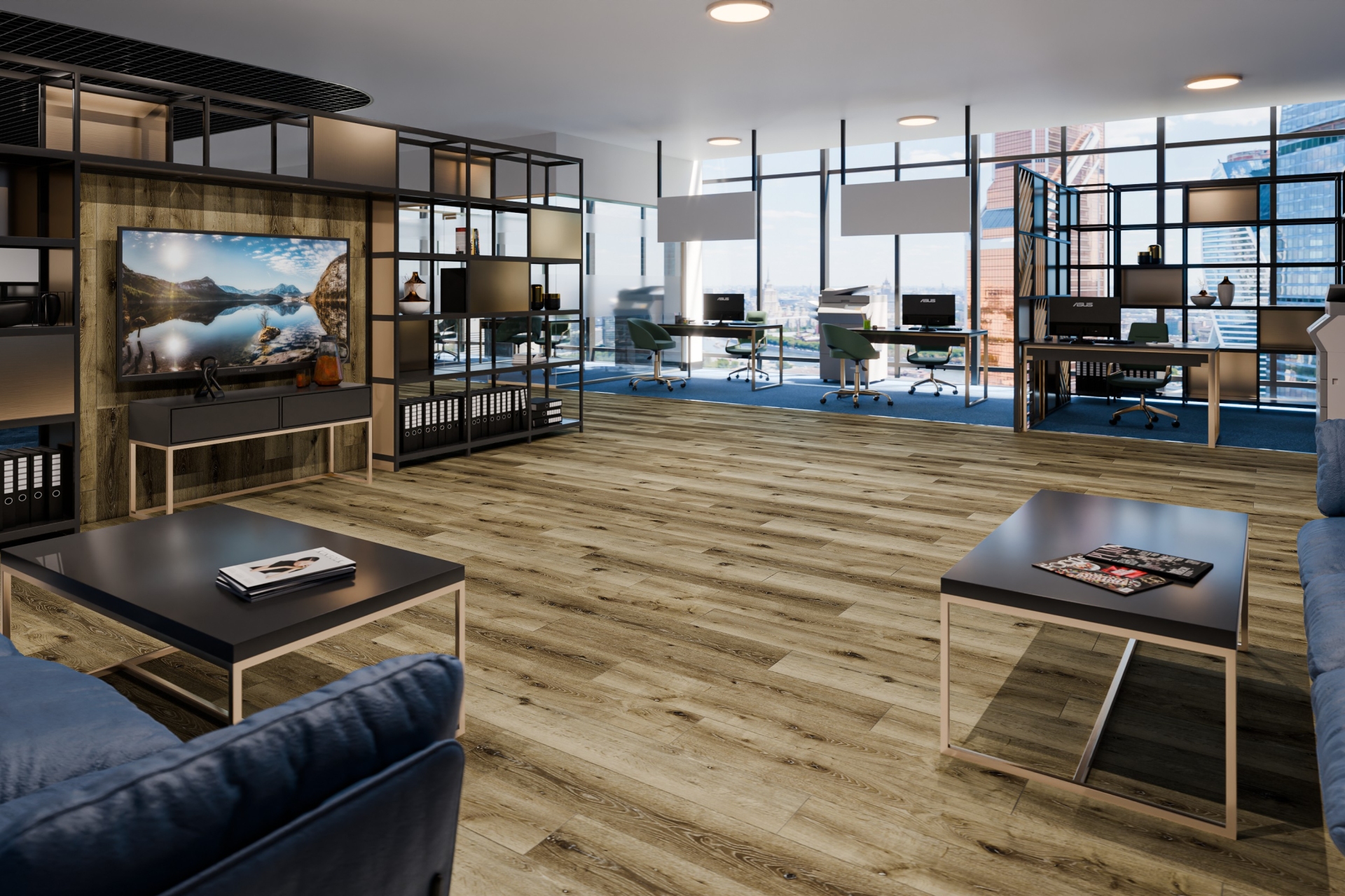 Усовершенствованная кварц-виниловая плитка «Damy Floor» Дуб Провинциальный (1227*187*2,5 мм) — купить в Воронеже