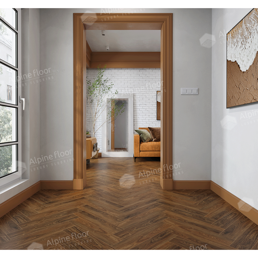 SPC ламинат "Alpine Floor" Орех Кенари (600*125*4 мм) — купить в Воронеже