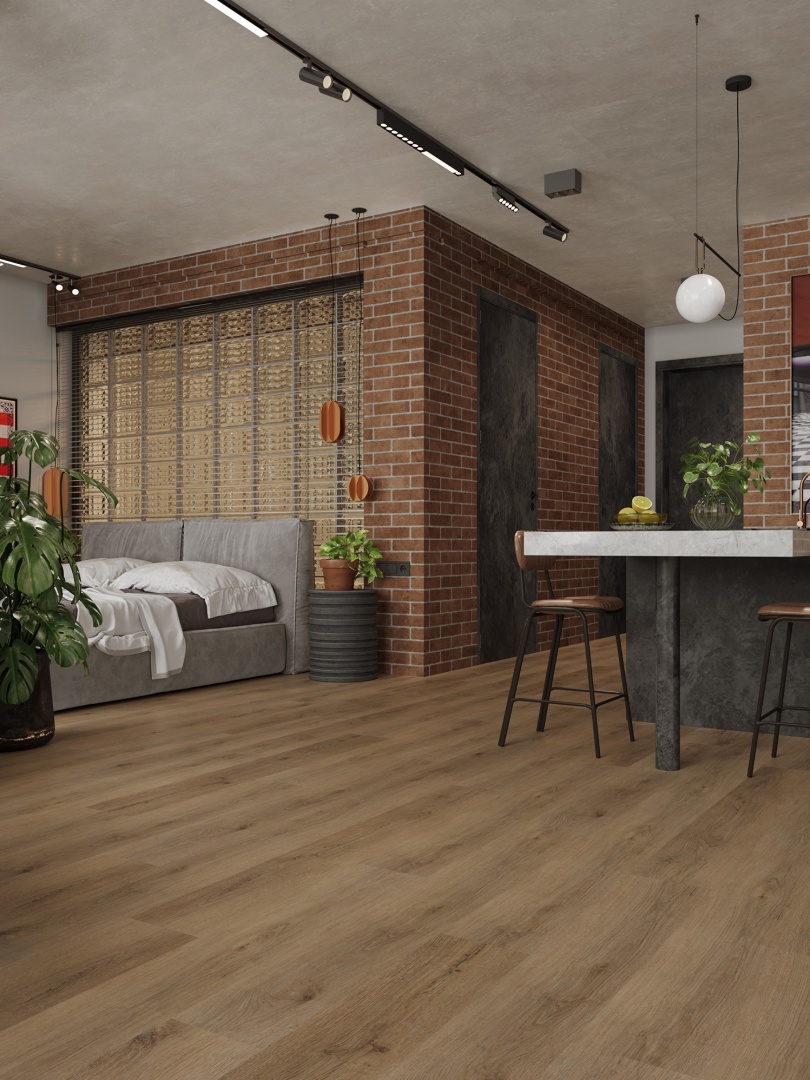 Кварцвиниловая плитка LVT "Alpine Floor" Дуб Рейсдал (1219*184*2 мм) — купить в Воронеже