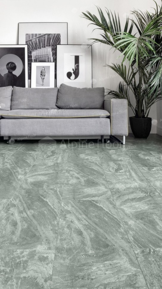 Виниловая плитка "Alpine Floor" Light Stone Хэмпшир (608*303*2,5 мм) — купить в Воронеже