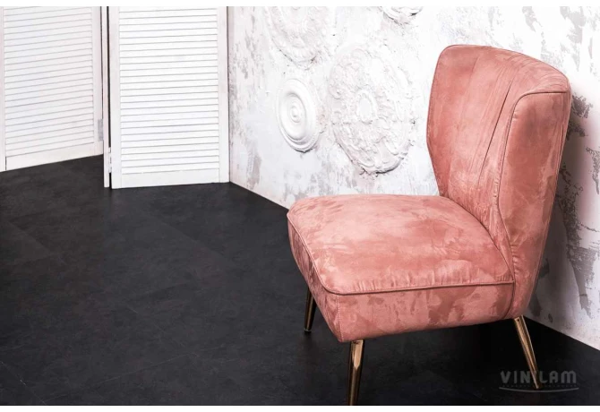 SPC ламинат Сланцевый Чёрный (940*470*8 мм) — купить в Воронеже