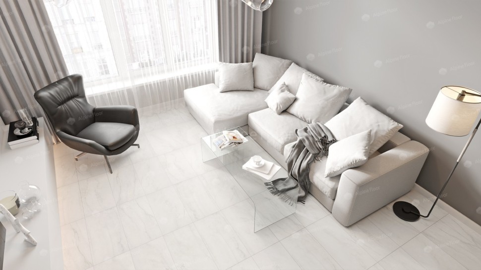 Виниловая плитка "Alpine Floor" Light Stone Брайс (608*303*2,5 мм) — купить в Воронеже