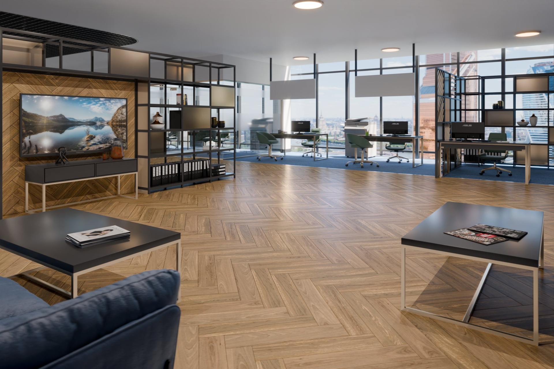 Инженерный паркет «Damy Floor» Натуральный (укладка елочкой) — купить в Воронеже