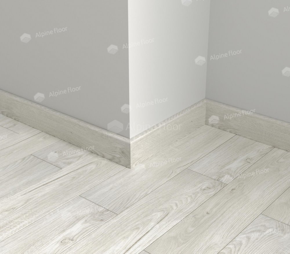 Напольный плинтус Parquet Light Снежный SK 13-11 (2200*12,5*80 мм) — купить в Воронеже