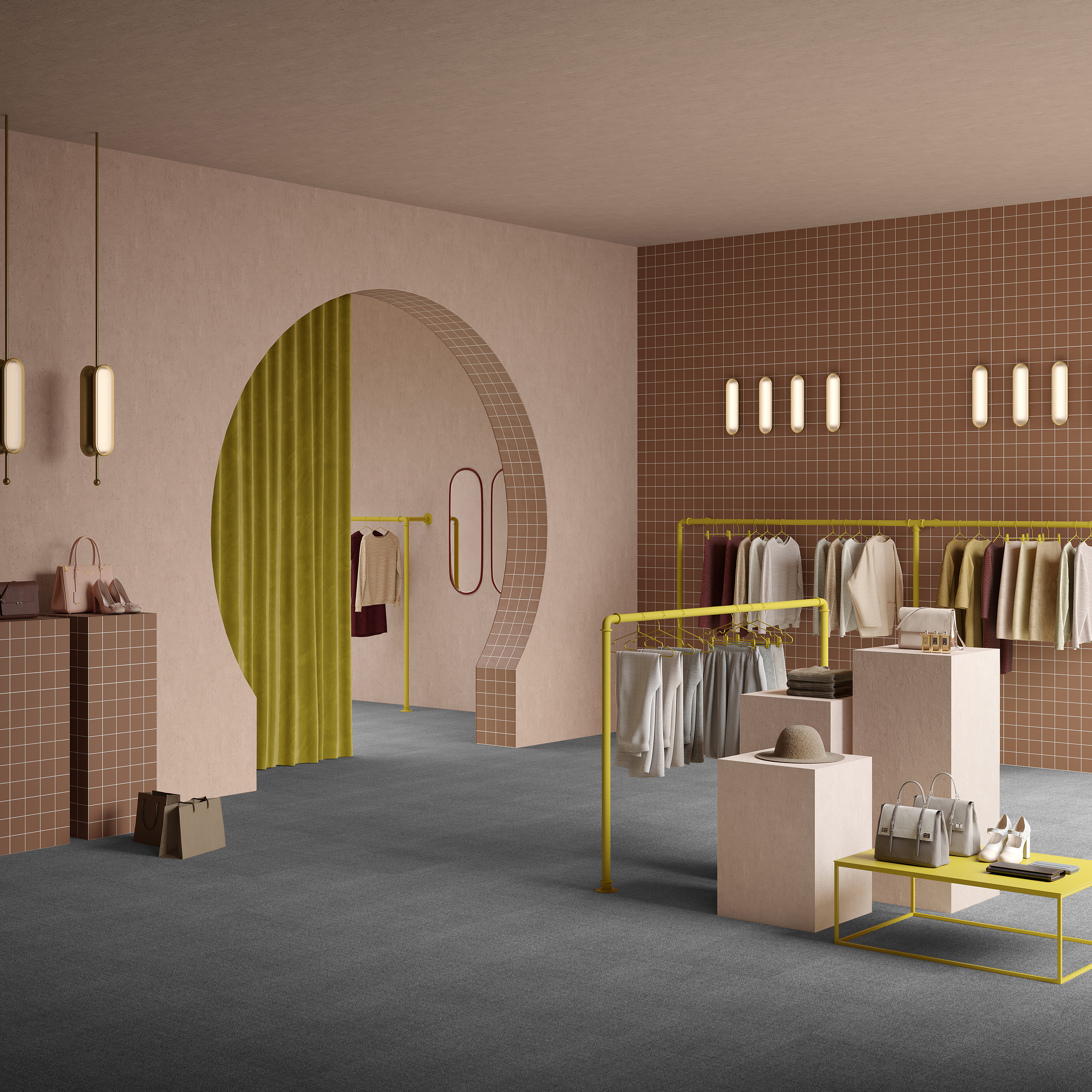 Ковровая плитка Mantra Tile 97 (500*500*6 мм) — купить в Воронеже