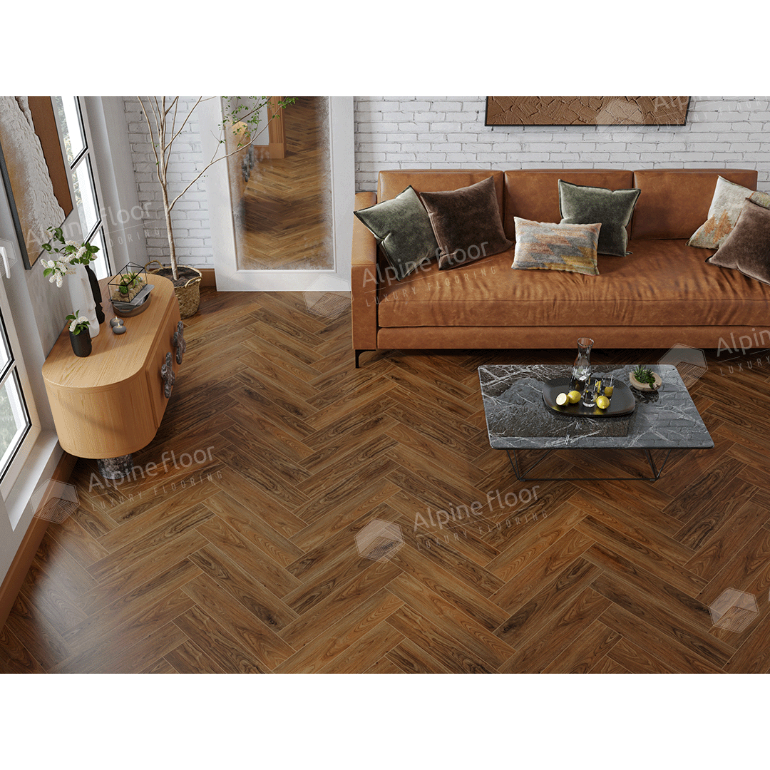 SPC ламинат "Alpine Floor" Орех Кенари (600*125*4 мм) — купить в Воронеже