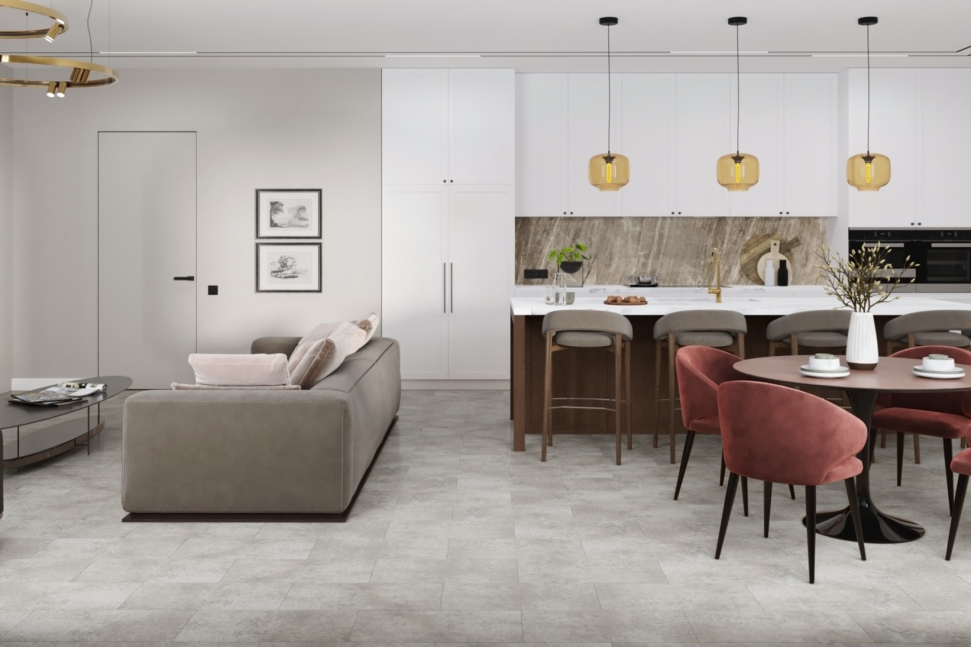 SPC плитка «Damy Floor» Фудзияма (610*305*5 мм) — купить в Воронеже