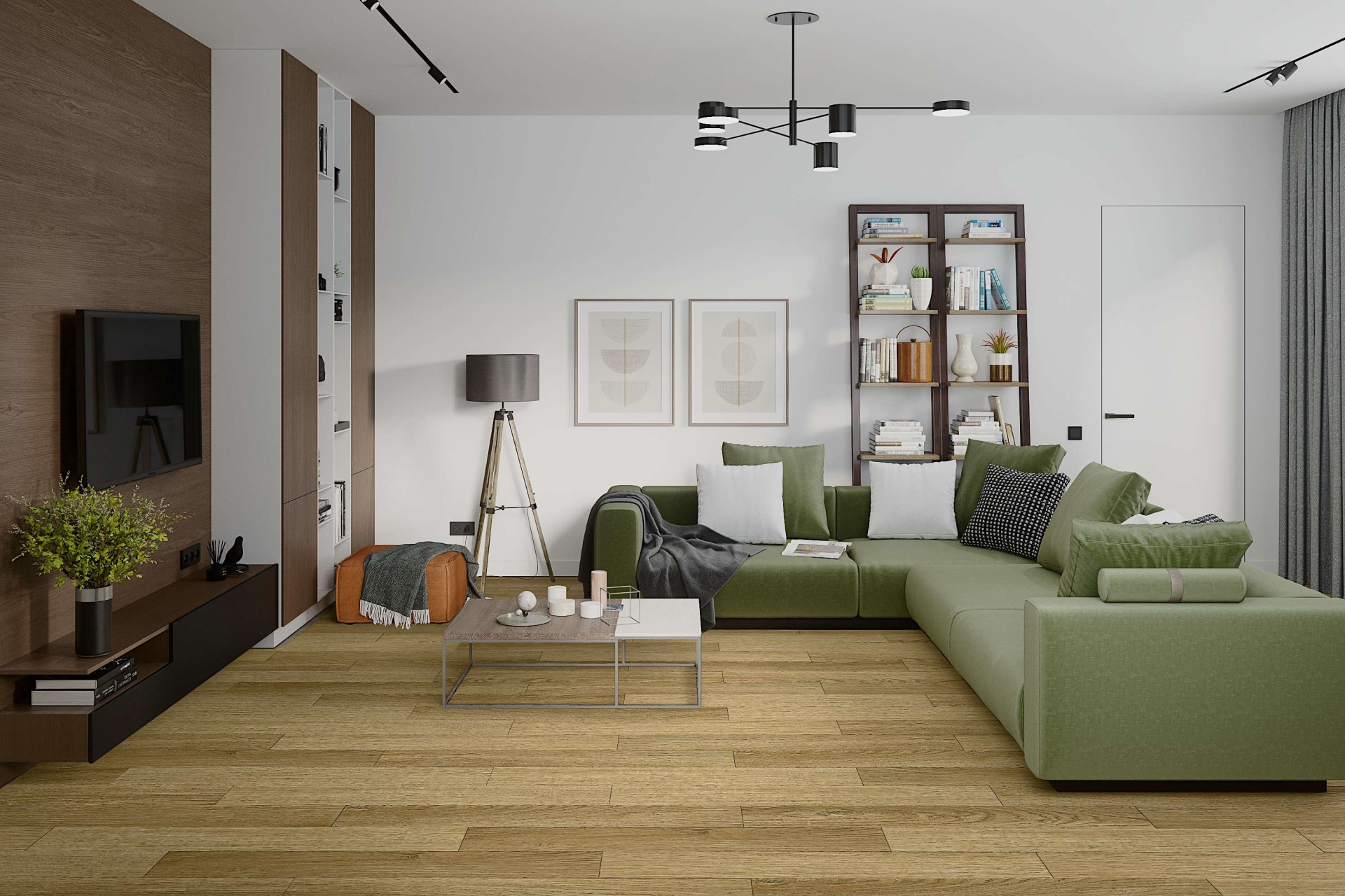 SPC ламинат «Damy Floor» Дуб Золотой (1220*180*4 мм) — купить в Воронеже