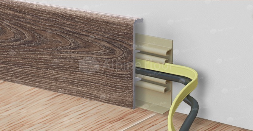 Напольный плинтус Rico Concept 80 Дуб фисташковый (2200*20*80 мм) — купить в Воронеже