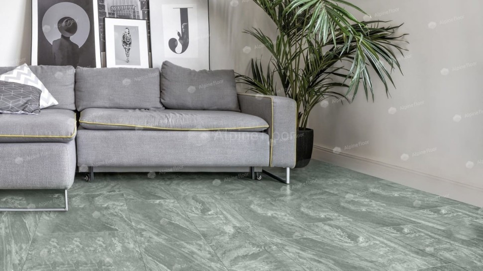 Виниловая плитка "Alpine Floor" Light Stone Хэмпшир (608*303*2,5 мм) — купить в Воронеже