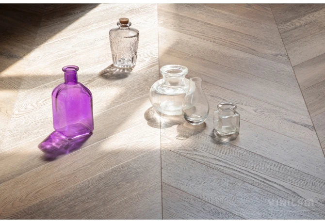 Кварц-винил Шеврон Шампань (690*115*2,5 мм) — купить в Воронеже