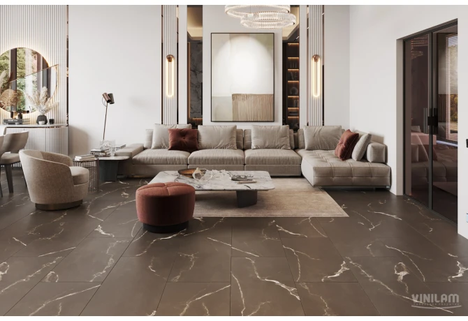 Кварц-винил Эбонитовый Мрамор (914,4*457,2*2,5 мм) — купить в Воронеже