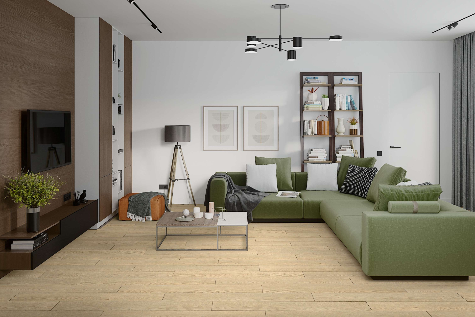 SPC ламинат «Damy Floor» Дуб Латте (1220*180*4 мм) — купить в Воронеже