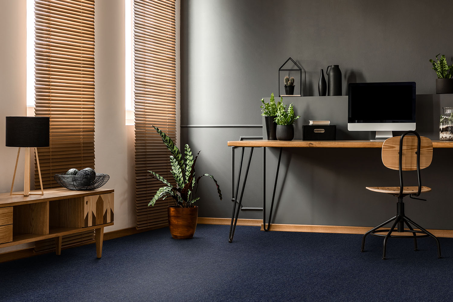 Ковровое покрытие "Bonkeel" Color Rib Blue Bottle 78 (ширина 1м/3м/4м) — купить в Воронеже